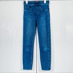 Spanx Jeanish Blue Ankle Pull On Jeggings Size XS